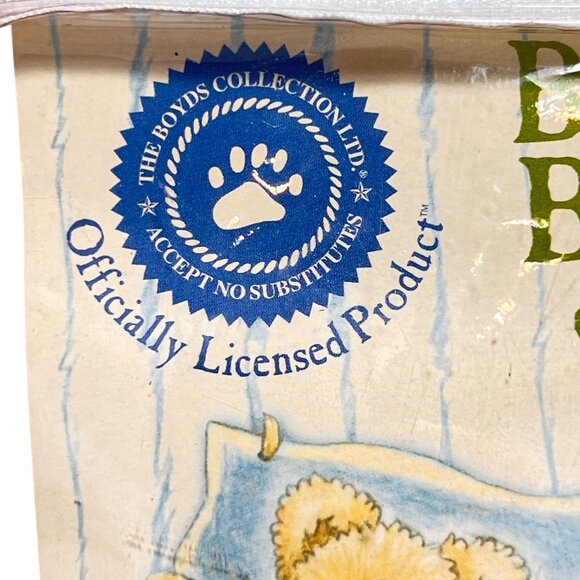 NEW Boyds Bears Collection Plush Baby Blanket Moon Embroidery Yellow 30" X 45" - Picture 4 of 9